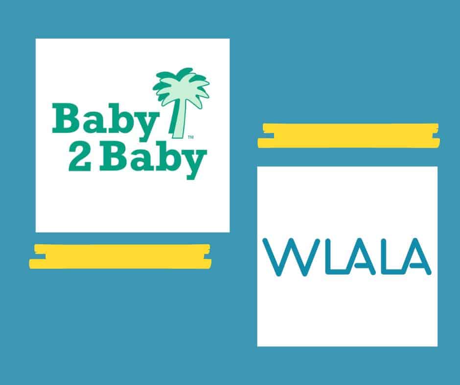 Baby2Baby & WLALA Logos